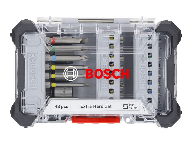43-delni komplet vijačnih nastavkov Bosch Extra Hard, 2607017723